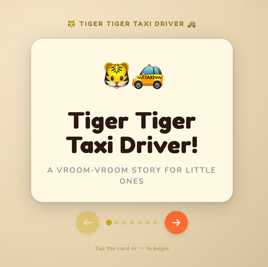 Tiger Tiger Taxi- Interactive Storybook